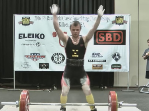 Eddie Berglund World Powerlifting Champion 2016
