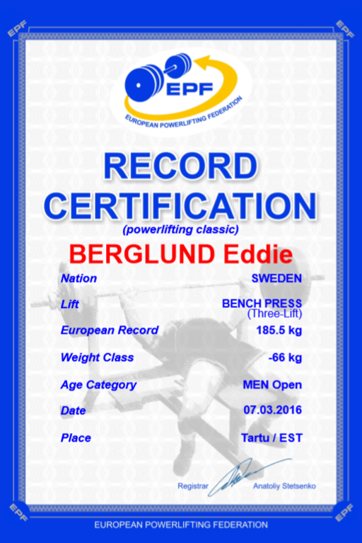 EPF SWE BERGLUND Eddie 185